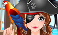 لعبة تلبيس فتاة القراصنة